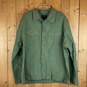 Cotton On Boxy Overshirt, Button-Up - Green, Size L *NWT*
